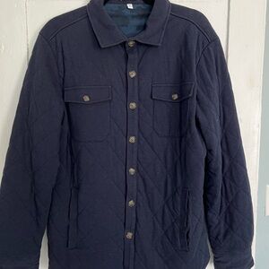 Peter Millar Men's Navy Quilted Jacket
